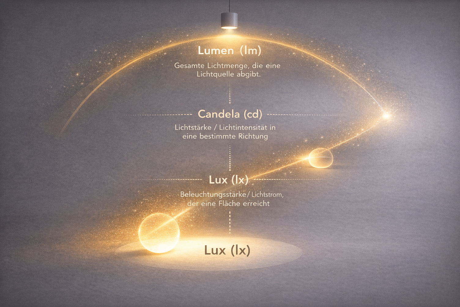 Zunehmende Helligkeit einer Fläche durch längere Beleuchtungsdauer
