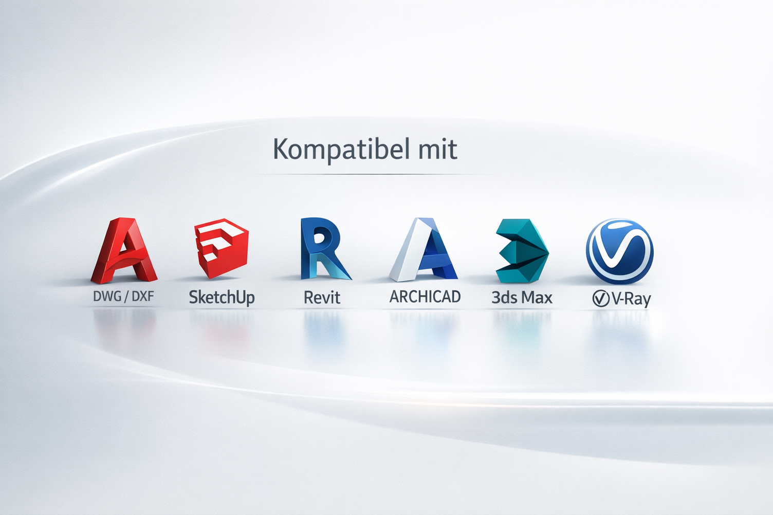 pCon Schnittstellen zu CAD-, BIM- und Visualisierungssoftware