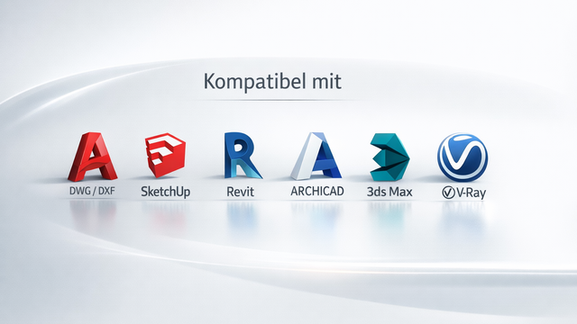 pCon interfaces for CAD, BIM and visualisation software