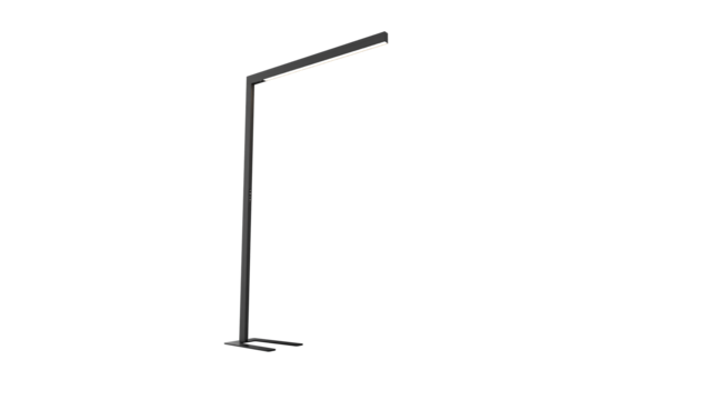 PALADIO FLOOR free-standing task light for refurbishment projects without ceiling intervention.