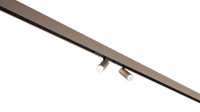PALADIO TRACK track lighting system for flexible refurbishment of variable spaces.