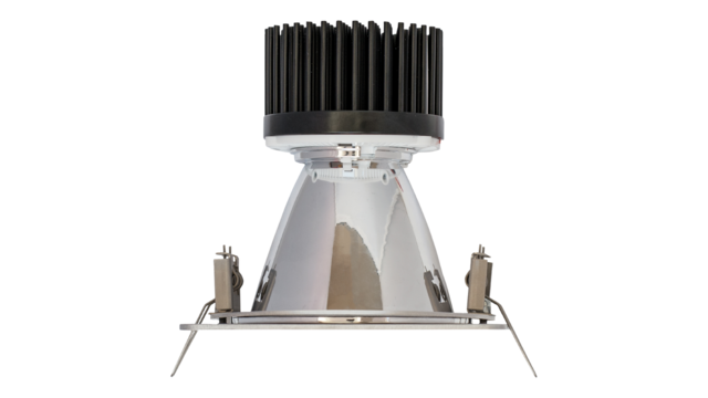 BE downlight designed for integration into existing ceiling cut-outs during refurbishments.
