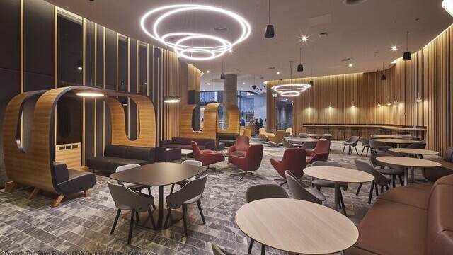 Ringleuchte TOCCATA in 3rd Space, CBA Darling Square, Sydney | © EGO Group Architects
