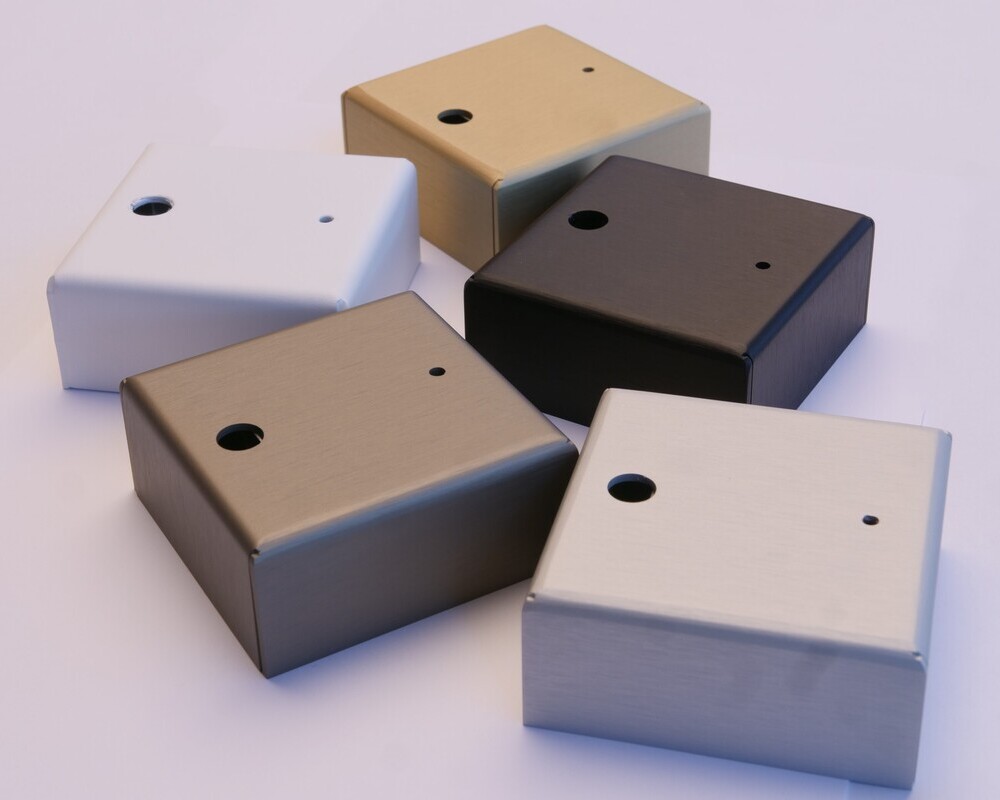 Surface-mounted junction box from SATTLER in various finishes Surface-mounted junction box from SATTLER in various finishes